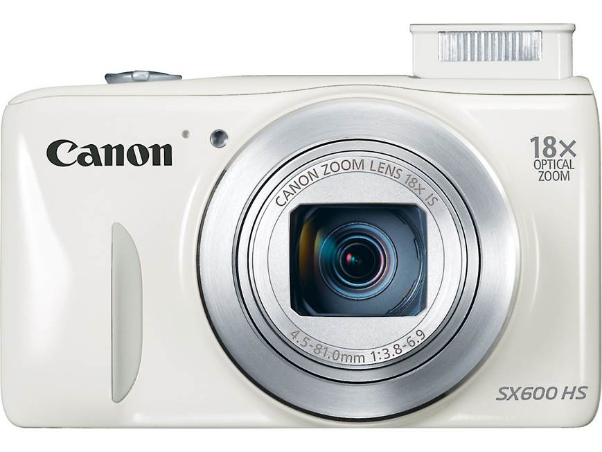 Canon PowerShot SX600 HS (White) 16-megapixel digital camera with