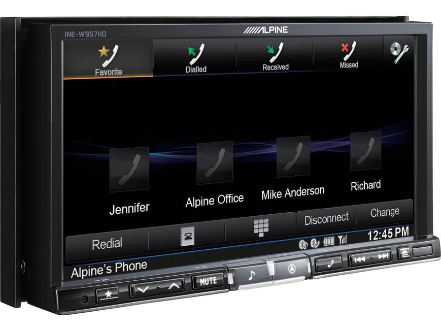 Alpine INE-W957HD Navigation receiver at Crutchfield
