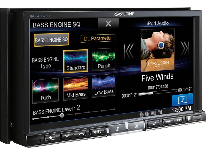 Alpine INE-W957HD Navigation receiver at Crutchfield
