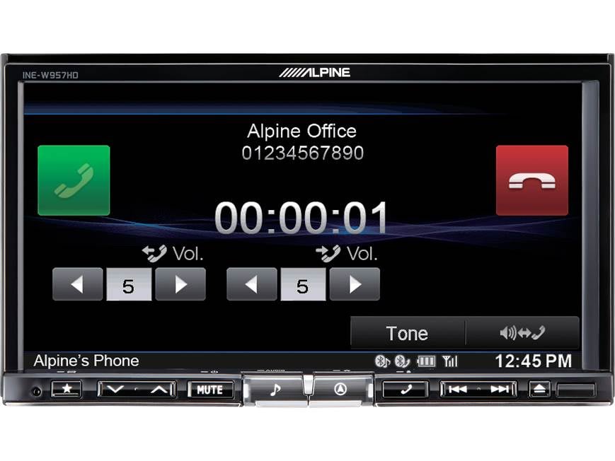 Alpine INE-W957HD Navigation receiver at Crutchfield