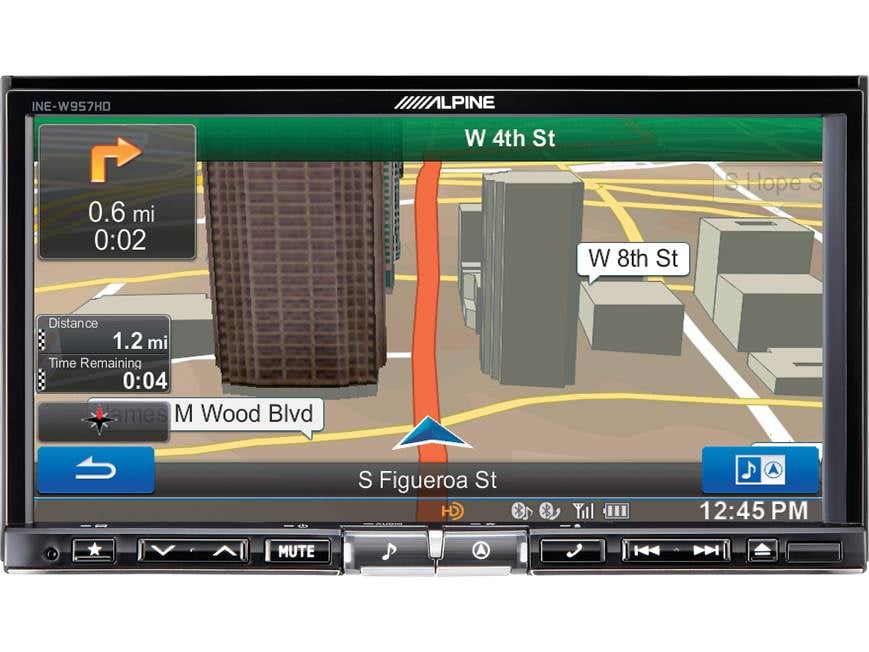 Alpine INE-W957HD Navigation receiver at Crutchfield