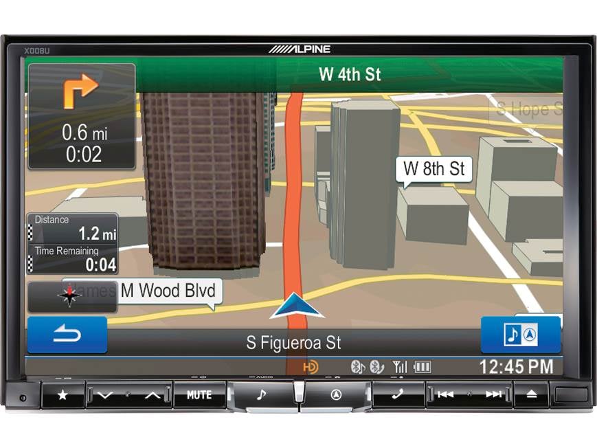 Alpine Bluetoothユニット モニター付き 8インチ Alpine X008U Navigation receiver with 8