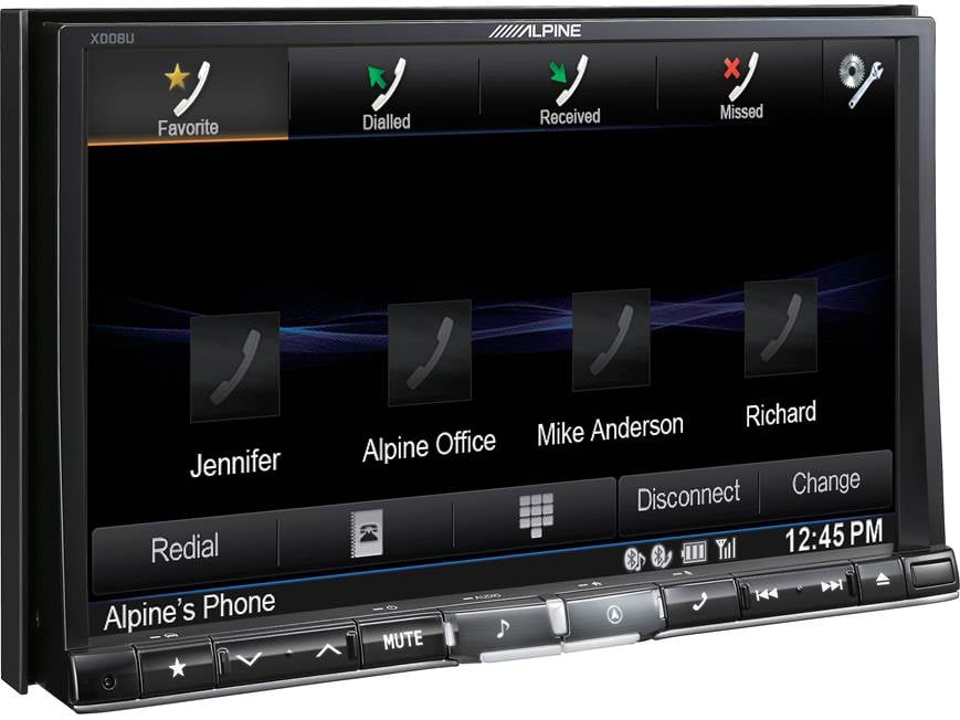 Alpine X008U Navigation receiver with 8