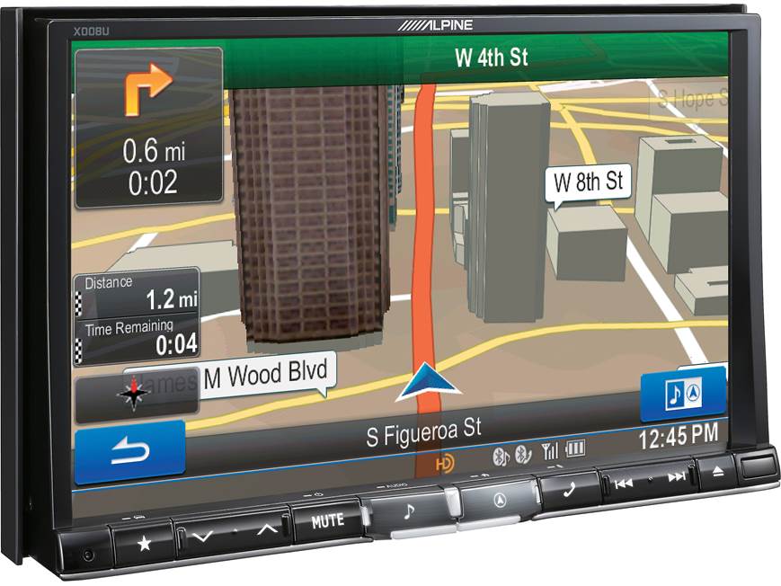 Alpine X008U Navigation receiver with 8