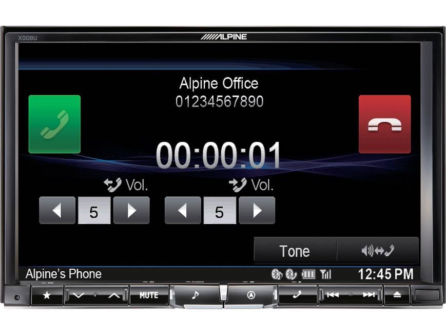 Alpine X008U Navigation receiver with 8