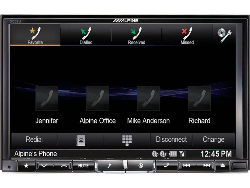 Alpine X008U Navigation receiver with 8