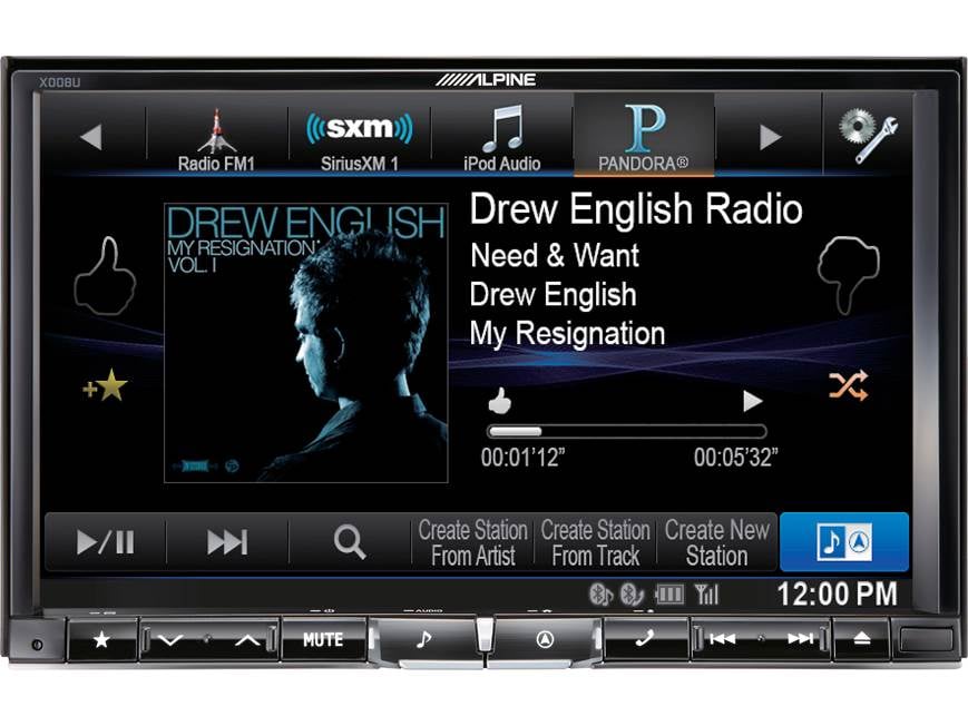 Alpine X008U Navigation receiver with 8