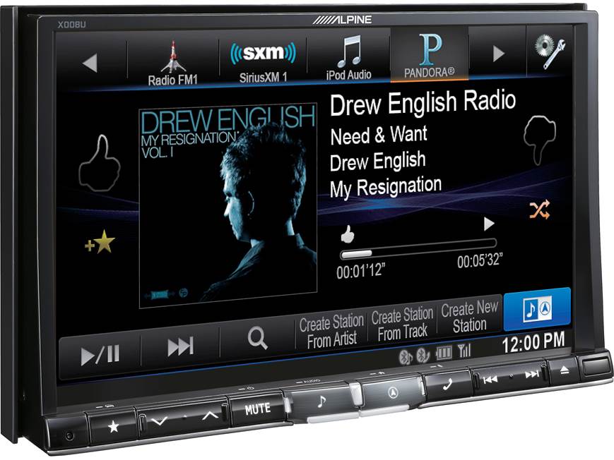 Alpine X008U Navigation receiver with 8