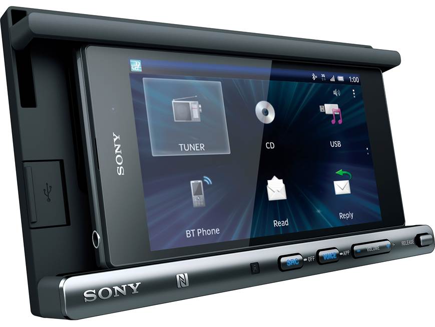Sony XSP-N1BT CD receiver at Crutchfield