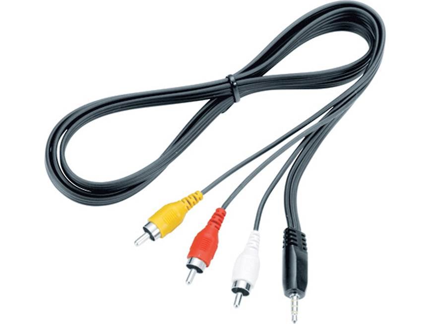 Canon STV-250N Mini-to-RCA video/stereo audio cable at Crutchfield Canon STV-250N Mini-to-RCA video/stereo audio cable at Crutchfield