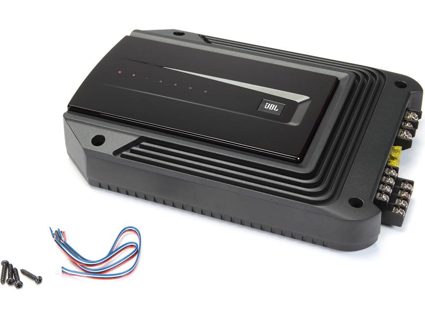 JBL GX-A604 4-channel car amplifier — 60 watts RMS x 4 at Crutchfield