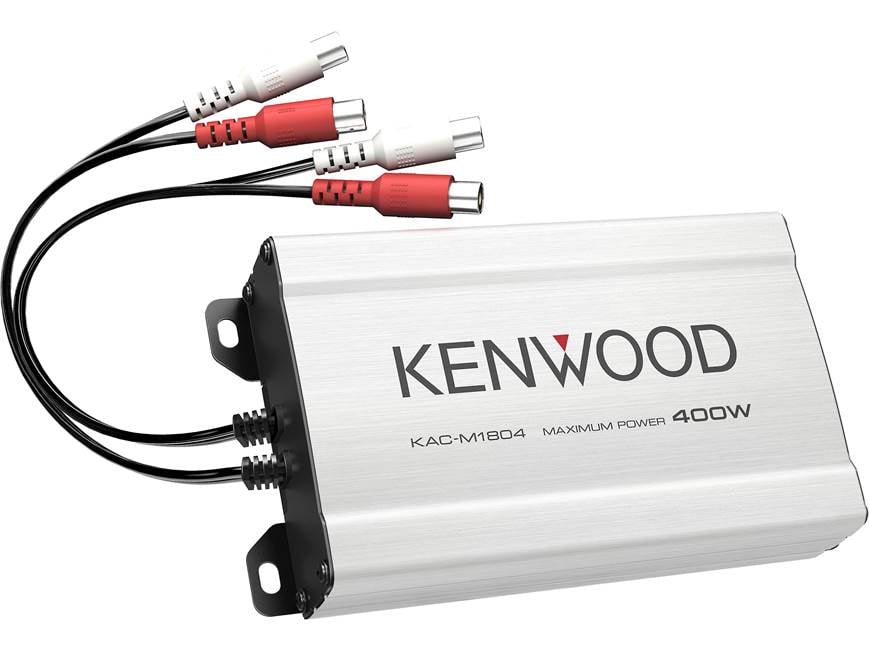 Kenwood KAC-M1804 Compact 4-channel amplifier — 45 watts RMS x 4