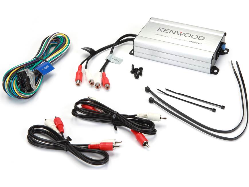 Kenwood KAC-M1804 Compact 4-channel amplifier — 45 watts RMS x 4