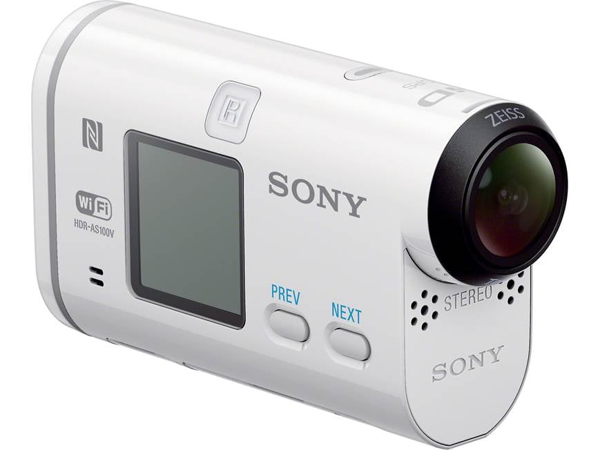 Sony HDR-AS100V/W HD action cam with Wi-Fi® and GPS at Crutchfield
