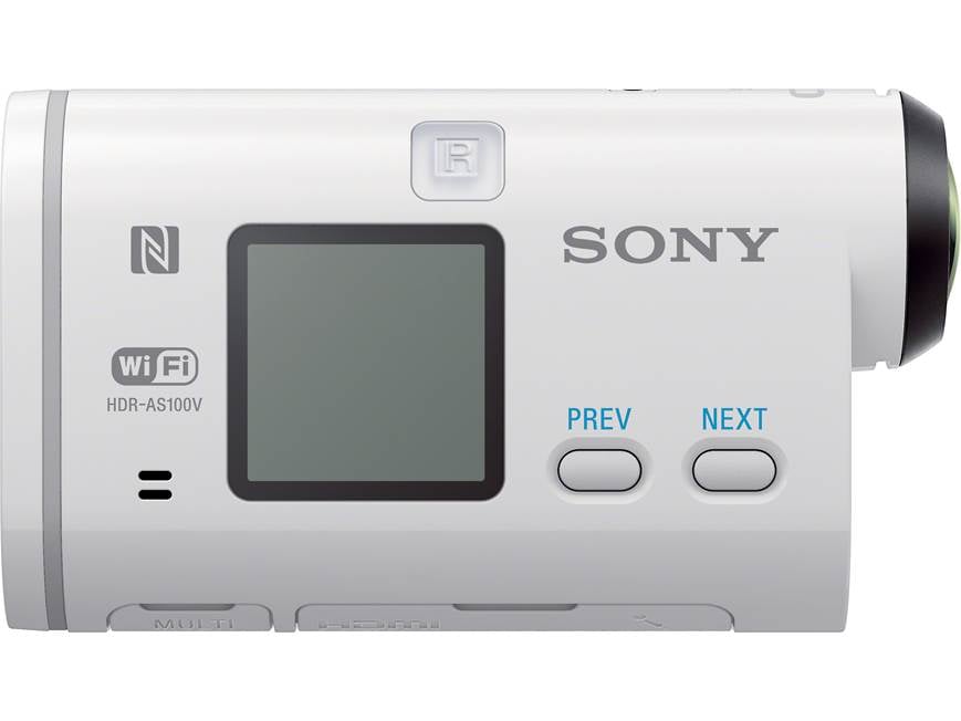 Sony HDR-AS100V/W HD action cam with Wi-Fi® and GPS at Crutchfield