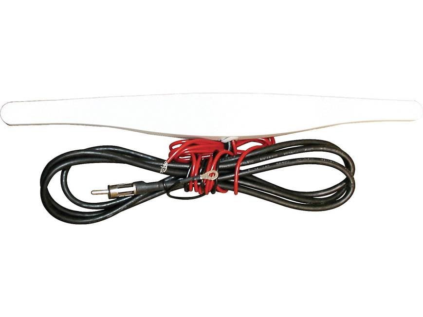 Antenna Radio FM Albrecht Marine Masttop 3200 - 1m, Inox, Con Supporto E Cavo 18m, Connettori PL259 - 3