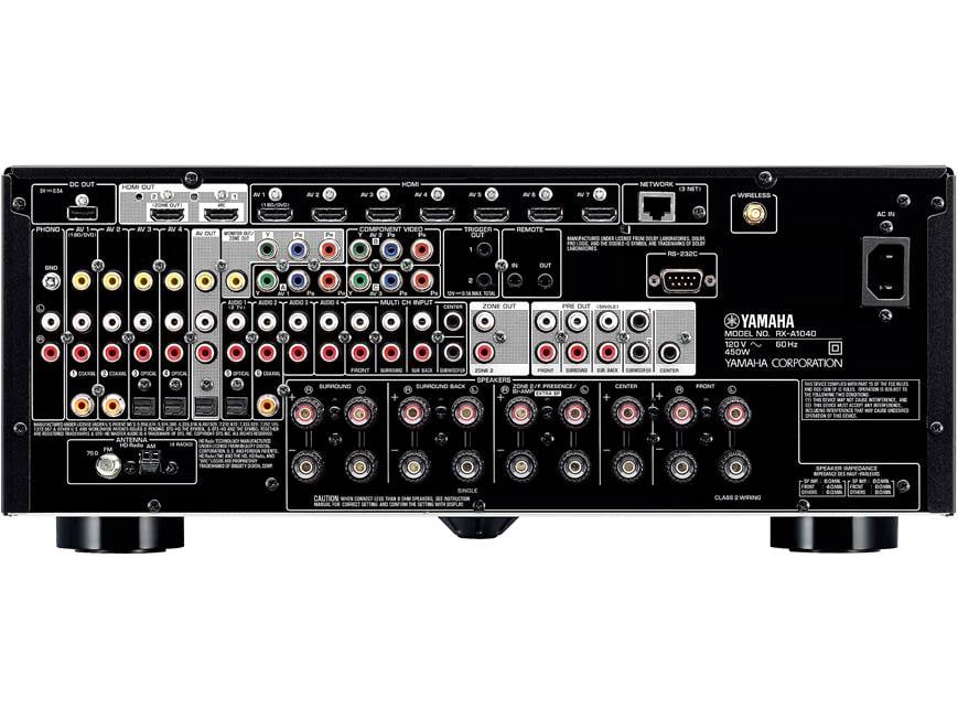 Yamaha AVENTAGE RX-A1040 7.2-channel home theater receiver with Wi