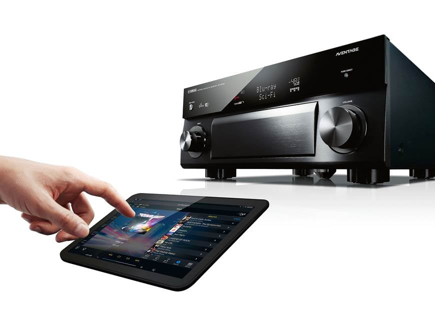 Yamaha AVENTAGE RX-A1040 7.2-channel home theater receiver with Wi