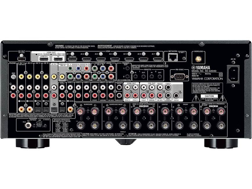 Yamaha AVENTAGE RX-A2040 9.2-channel home theater receiver with Wi