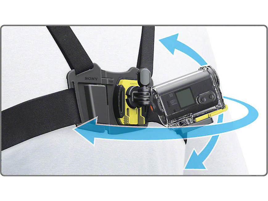 Sony AKA-CMH1 Chest mount harness for Sony Action Cam at Crutchfield