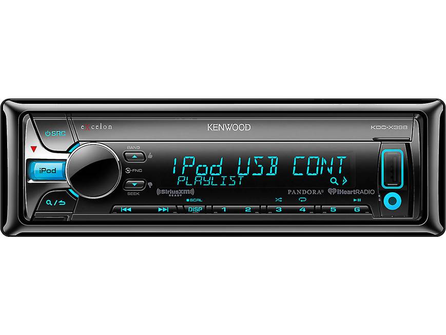 Kenwood Excelon KDC-X398 CD receiver (Factory Refurbished) at