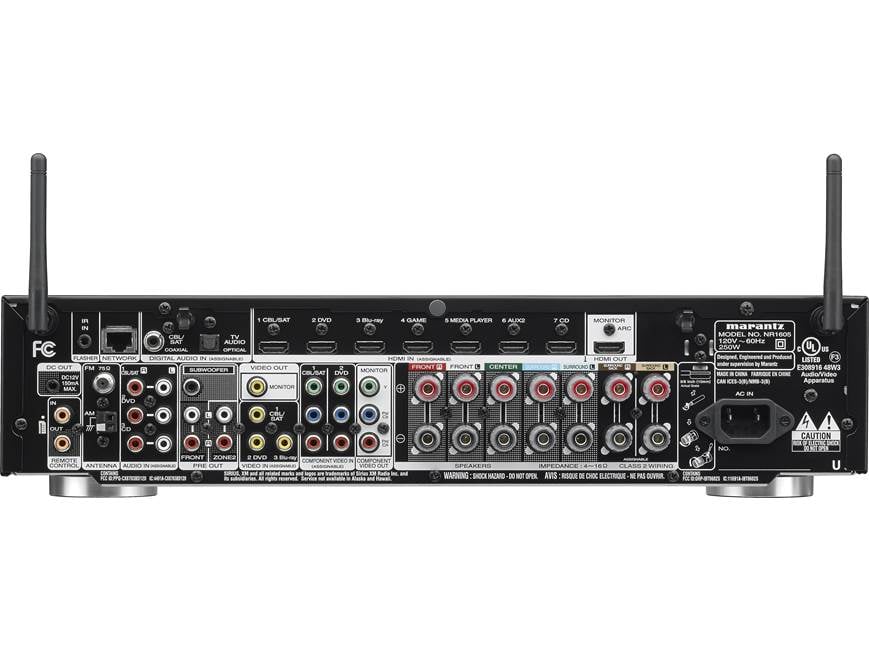 Marantz NR1605 AVアンプ 2014年製 Marantz NR1605 7.1-channel home theater receiver with Wi-Fi