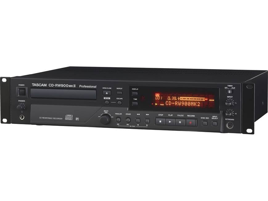 Tascam CD-RW900MKII Professional CD recorder/player at Crutchfield