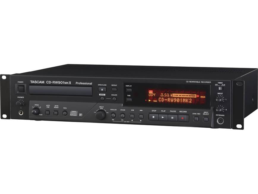 【現状品】TASCAM CD-RW901 MKⅡ CDレコーダー Tascam CD-RW901MKII Professional CD recorder/player at Crutchfield