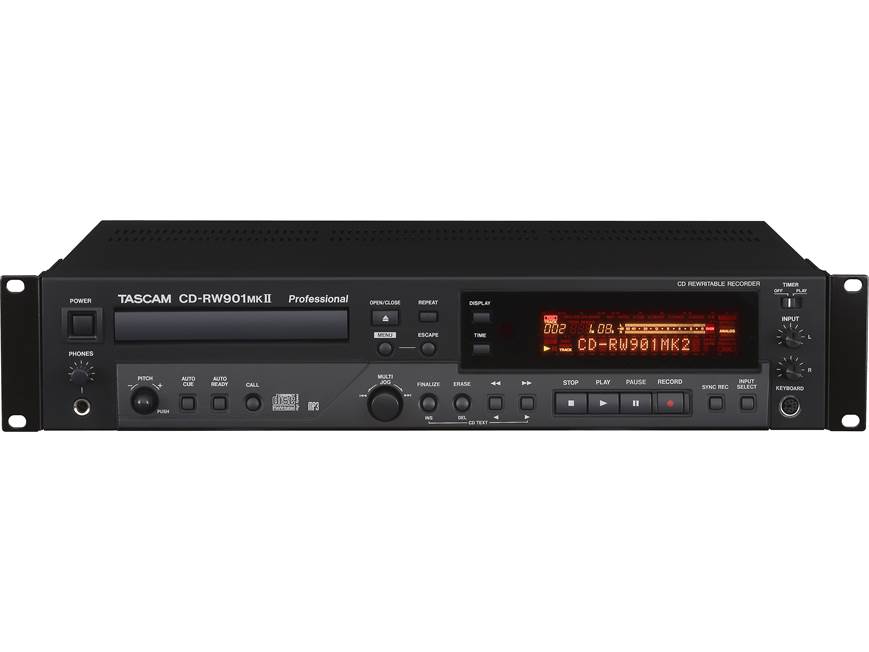 Tascam CD-RW901MKII Professional CD recorder/player at Crutchfield