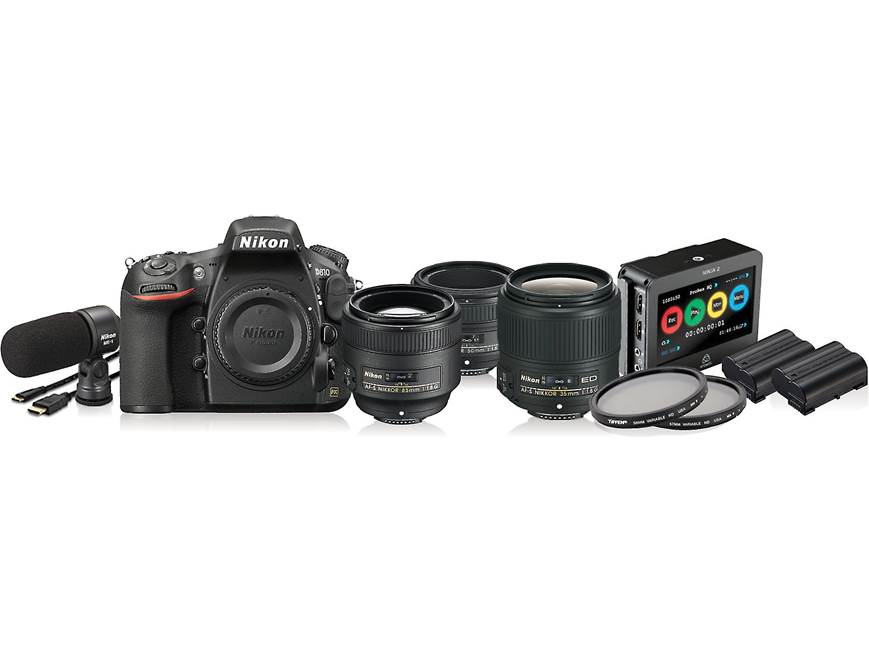 Nikon D810 Filmmaker's Kit Full-frame DSLR camera with stereo