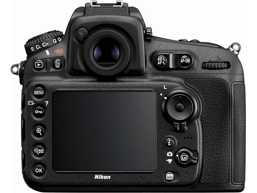 Nikon D810 (no lens included) 36-megapixel full-frame sensor