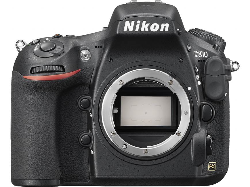 Nikon D810 (no lens included) 36-megapixel full-frame sensor