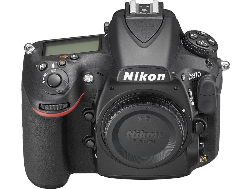 Nikon D810 (no lens included) 36-megapixel full-frame sensor