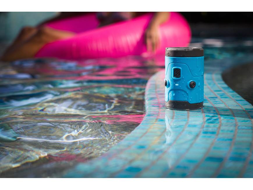 Scosche boomBOTTLE H2O (Blue) Waterproof portable Bluetooth