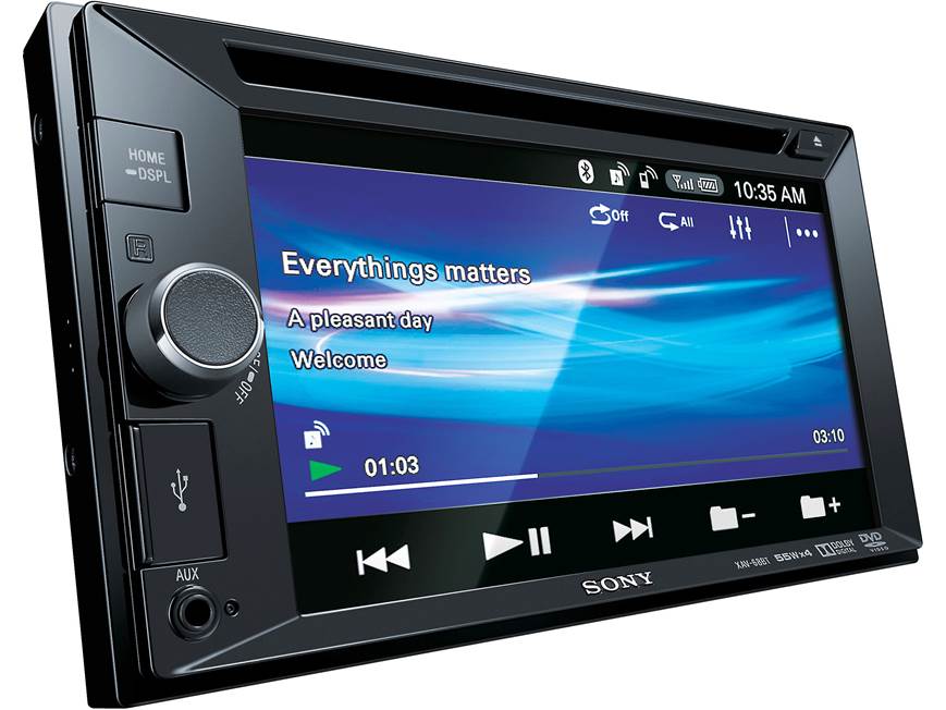 Sony XAV-68BT DVD receiver at Crutchfield