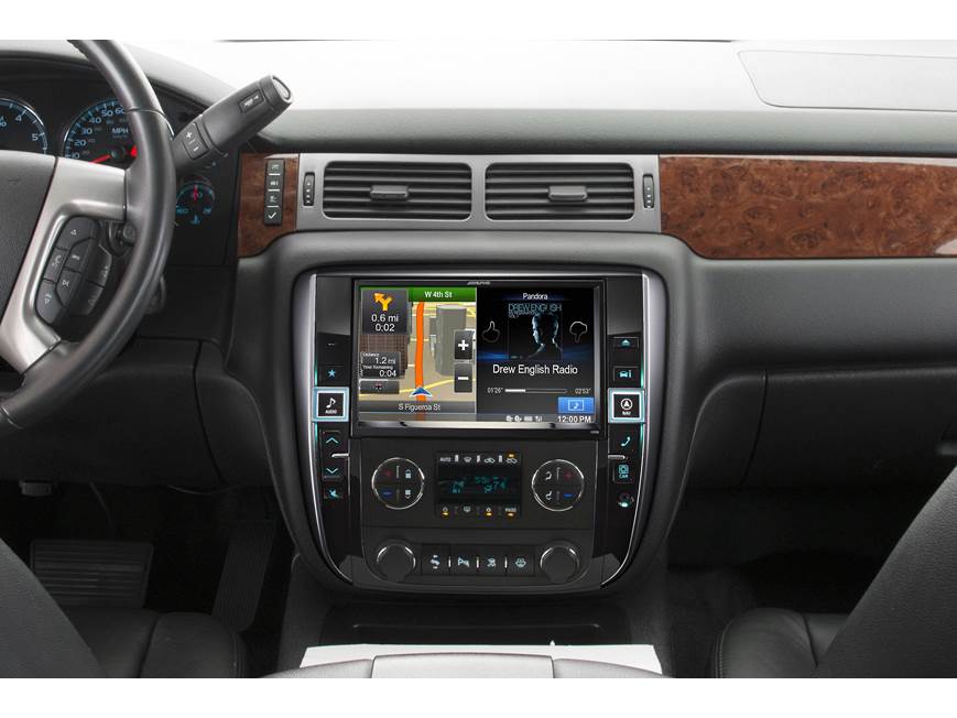 Alpine X009-GM In-Dash Restyle System Navigation receiver — custom