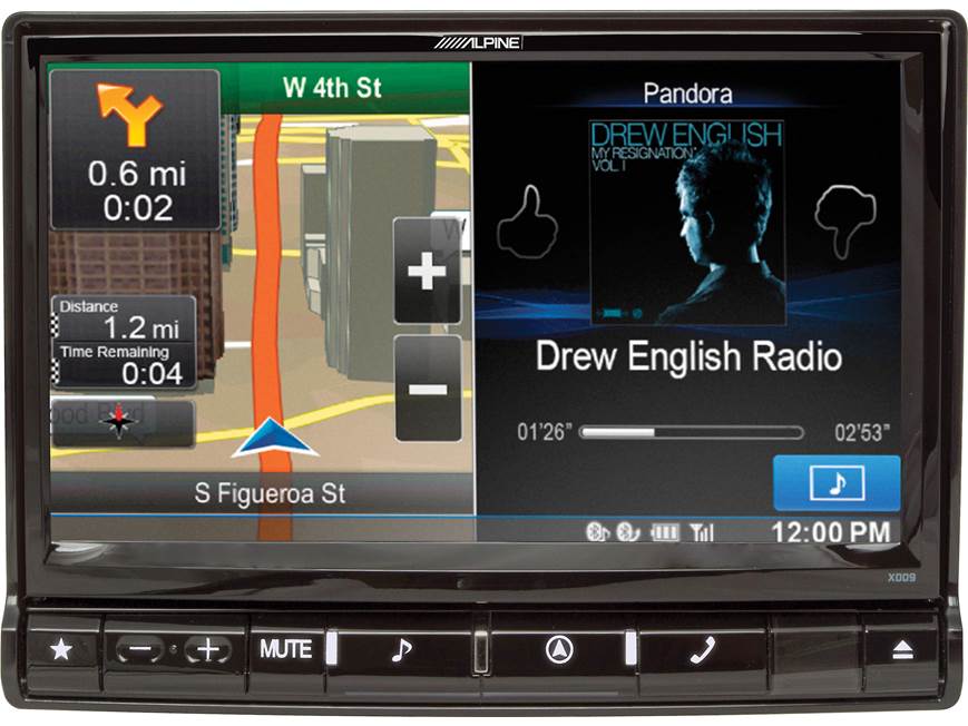 Alpine X009U Navigation receiver with 9