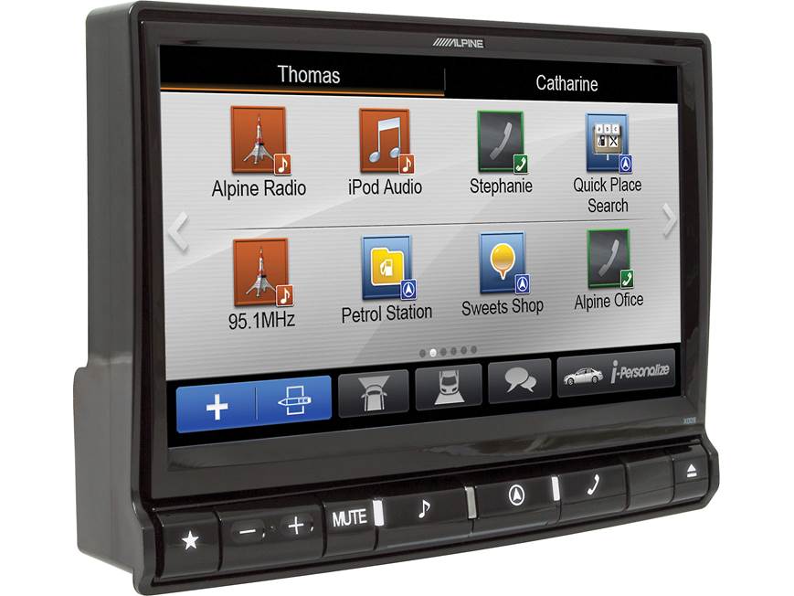 Alpine X009U Navigation receiver with 9