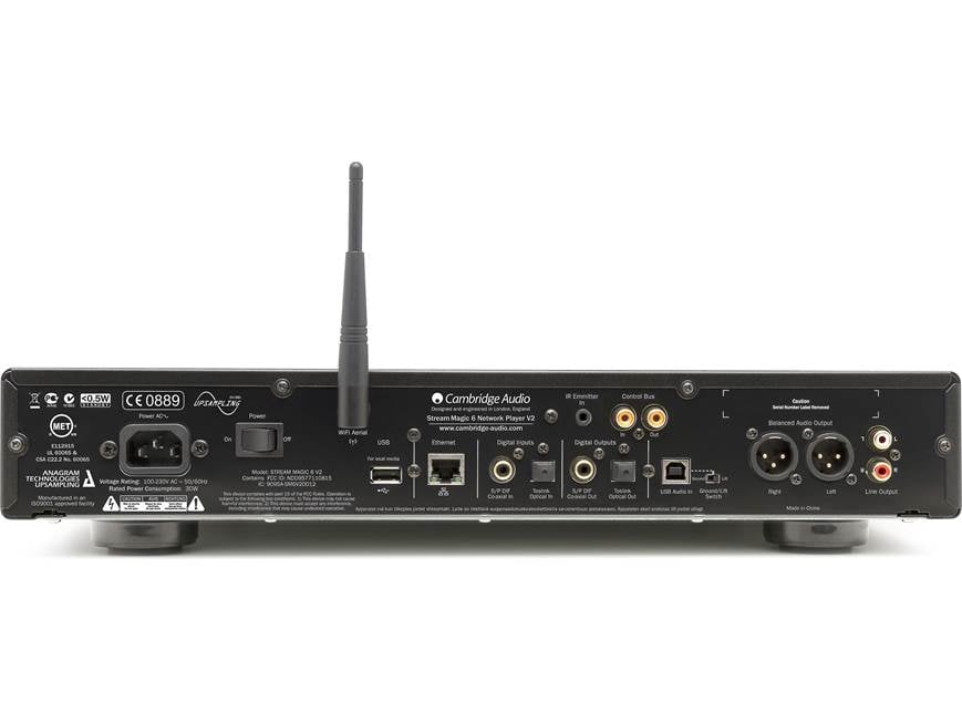 美品・動作OK!!　cambridge audio(ケンブリッジオーディオ）stream magic6 ネットワークプレーヤー、ＤＡＣとしても使用可!! Cambridge Audio Stream Magic 6 V2 (Black) High-performance network