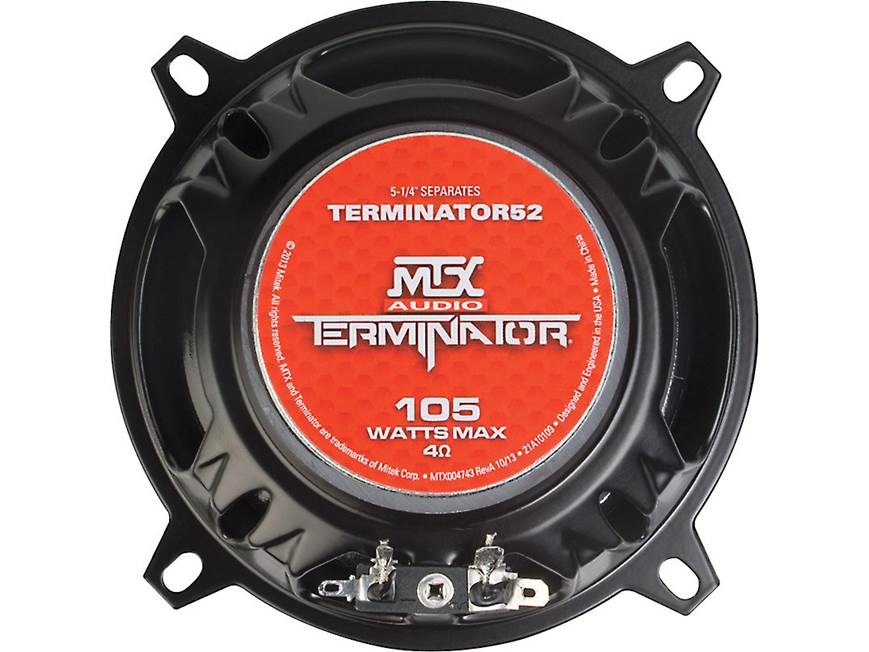 MTX Terminator52 Terminator Series 5-1/4