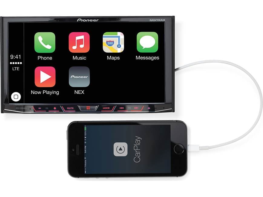 Pioneer AVH-4000NEX DVD receiver at Crutchfield