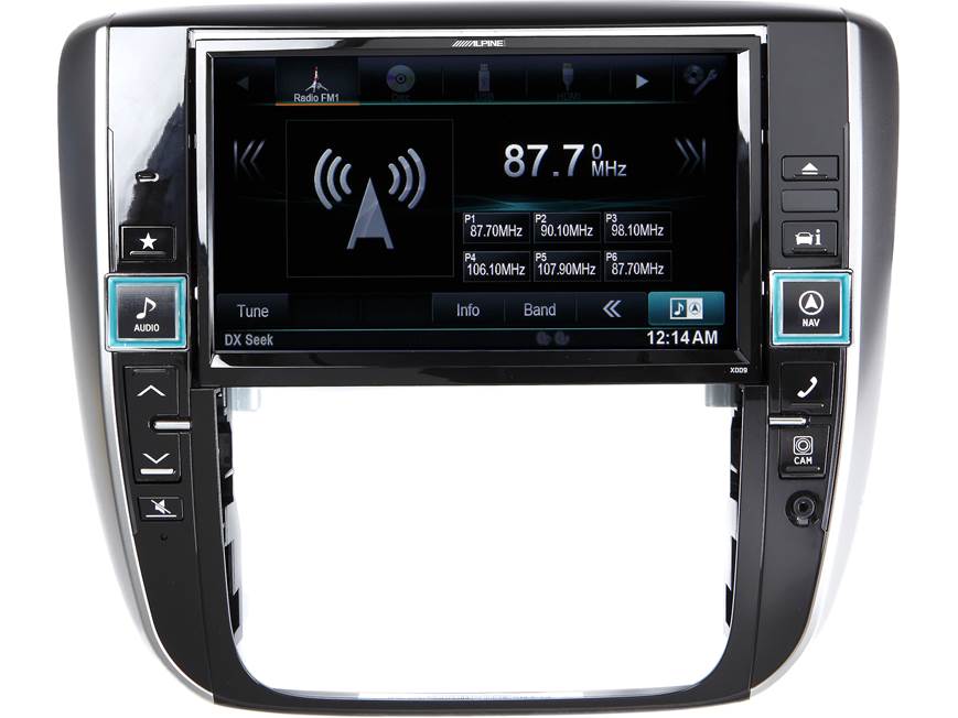 Alpine X009-GM In-Dash Restyle System Navigation receiver — custom
