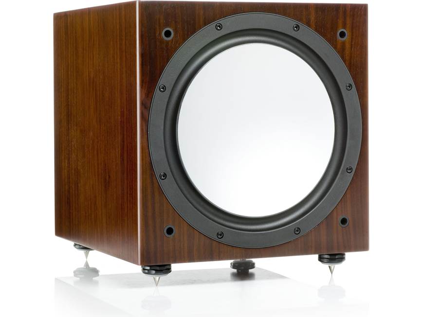 Monitor Audio Silver W12 (Walnut) Powered subwoofer with auto room