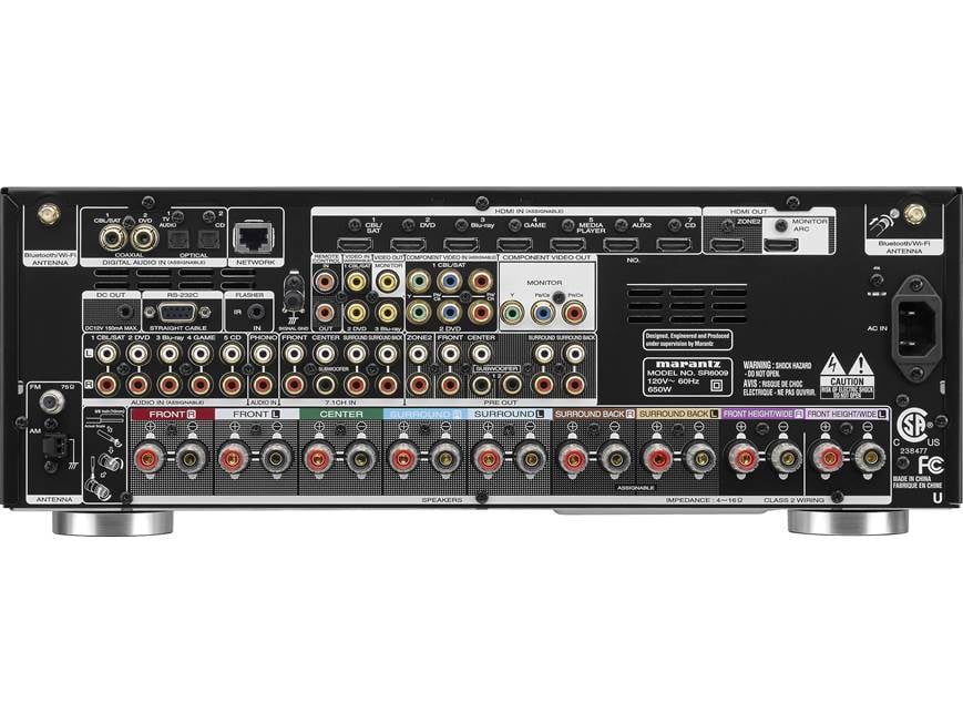 Marantz SR6009 7.2-channel home theater receiver with Wi-Fi