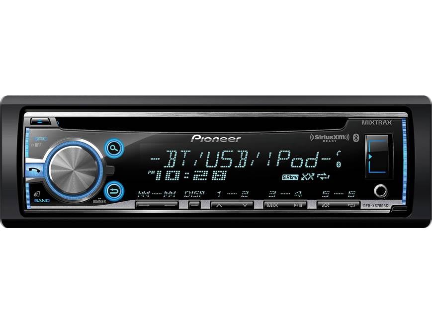 Pioneer DEH-X6700BS CD receiver at Crutchfield