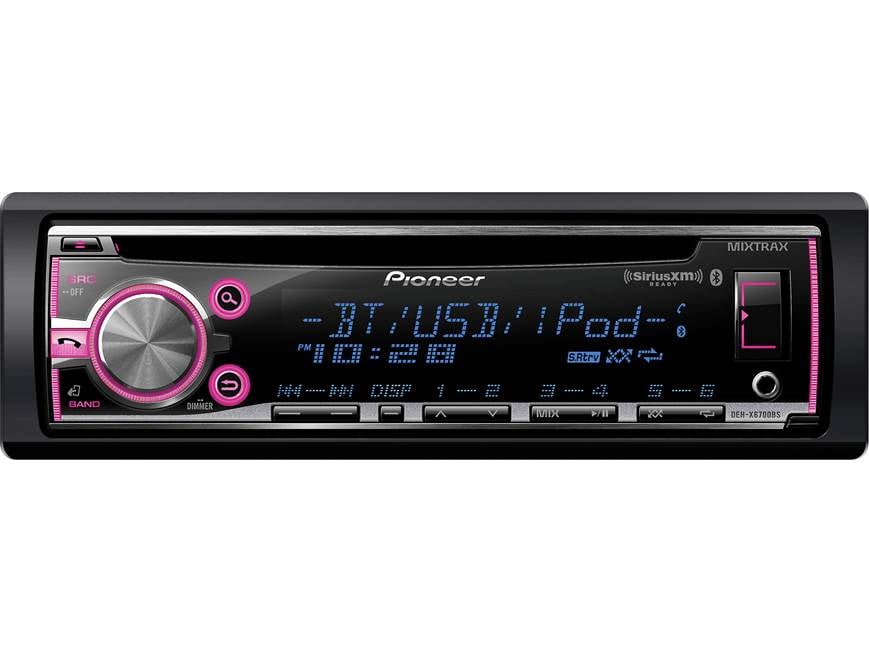 Pioneer DEH-X6700BS CD receiver at Crutchfield