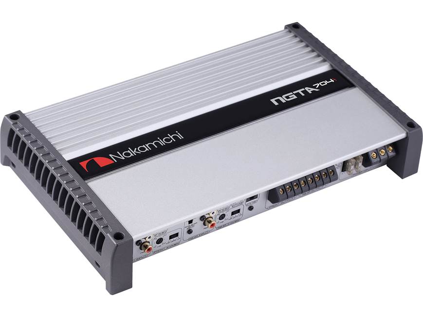 Nakamichi NGTA704 4-channel car amplifier — 60 watts RMS x 4 at