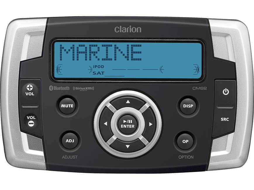clarion製Smart Accessリンク　AVナビ+ETCセット　フルセグ・DVD・CD・SD・Bluetooth・USB・iPhone・iPod Clarion CMS2 Hideaway marine digital media receiver with Bluetooth