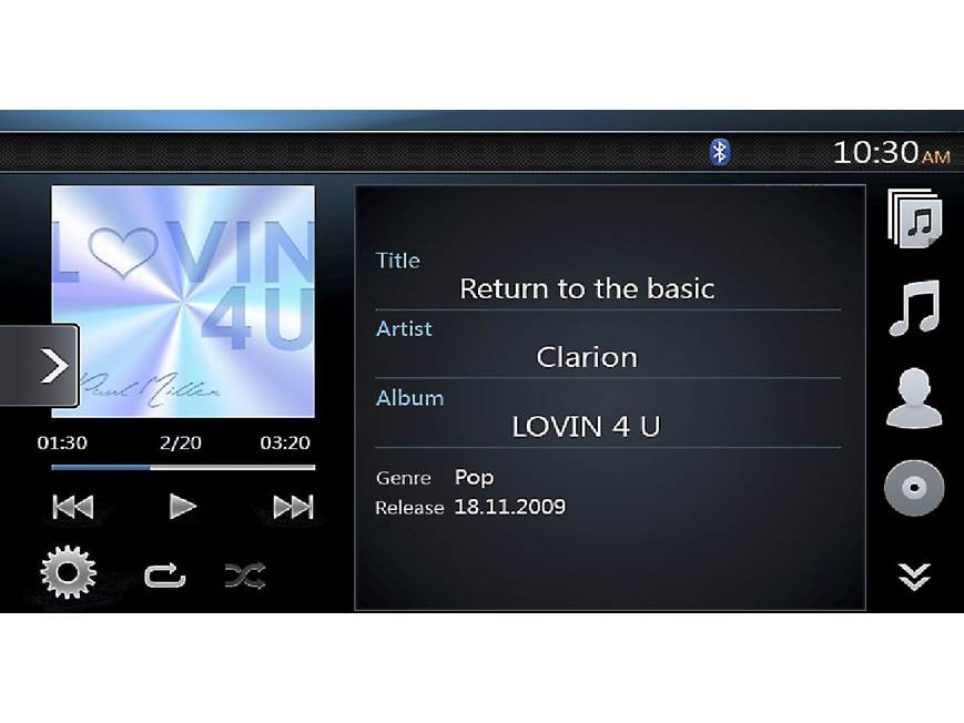 Clarion NX404 Navigation receiver at Crutchfield