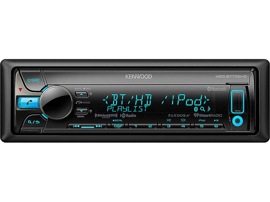 Kenwood KDC-BT758HD CD receiver at Crutchfield